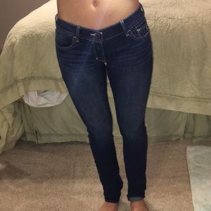Navy blue jeans